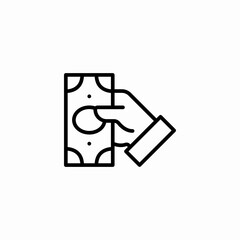 money payment transaction icon sign vector