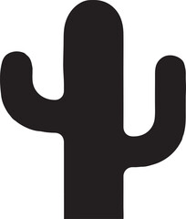 Obraz premium Cactus plant silhouette icon, cactus plant icon, cactus icon, desert plant, succulent, cactus plant silhouette vector illustration