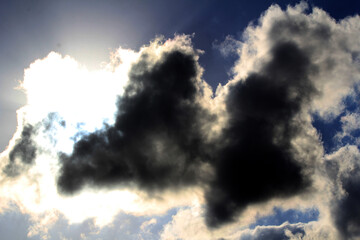 Cumulus Clouds on a blue sky