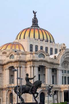 Palacio de Bellas Artes Dome Close-up