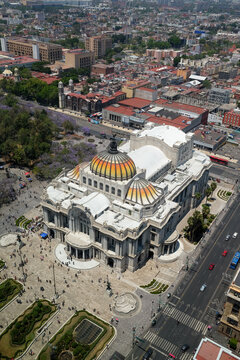 Palacio de Bellas Artes from Above