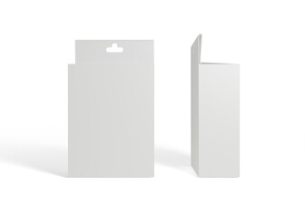 Hanging Paper Box Mockup