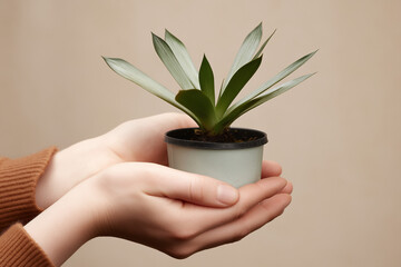 Holding out, Gifting a Plant 