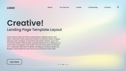 Elegant pastel gradient with smooth light blends creating a soft background perfect for modern landing pages digital templates websites and creative graphic design projects