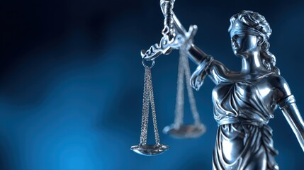 The Justice Lady Holding Scales Symbolizing Balance and Fairness in Law