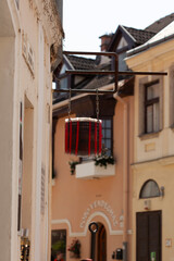Wooden Barrel Hanging Sign