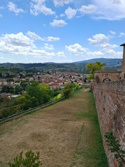 View from Volterra in Tuscany, Italy