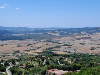 panoramic view of a tuscan landscape