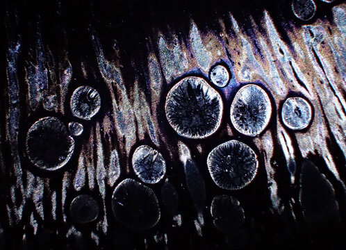 Textured background of microscopic glaze of Chinese ceramics tea cup
