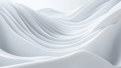 Abstract White Wave Architecture Background