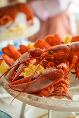 lobster on a plate
