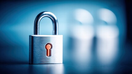 This image showcases a padlock, representing security and protection in a digital world.