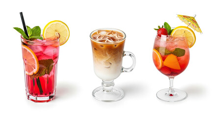 glass of champagne with fruits