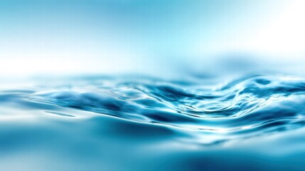 Fototapeta premium Beautiful image of the ocean's surface, showcasing the natural beauty of water and its gentle waves.