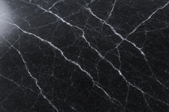 Elegant Black Marble Texture with White Veins, High-Resolution Background for Interior Design and Architectural Visualization