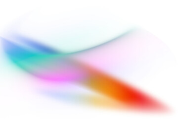 Obraz premium Abstract Rainbow Swirl: Vibrant, Energetic, Digital Art