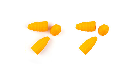Corn ear chews, jelly milk chewable candies with corn flavor, Vietnamese chewable candies