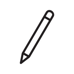 Obraz premium pencil, write or compose line art icon for apps and websites