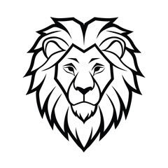 lion head vector