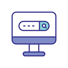 Computer icon vector