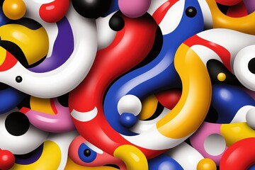 Dynamic abstract energy composition digital art studio high-energy illustration colorful environment close-up view vibrant concept