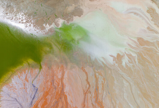 Colorful aerial abstract 