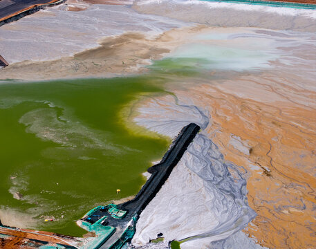 Aerial of a Lithium mine