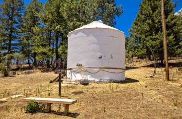 The grain bin telescope enclosure, Sunspot Solar Observatory is home to gorgeous vistas, historical...