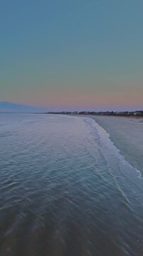 Sunrise Golden Hour over Seabrook ISland North Beach