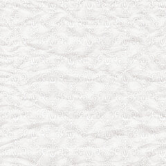 Obraz premium Seamless gray fabric paper, damask floral ornament pattern. Crumpled grunge texture background.