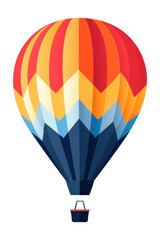 Fototapeta premium PNG A hot air balloon aircraft vehicle transportation.