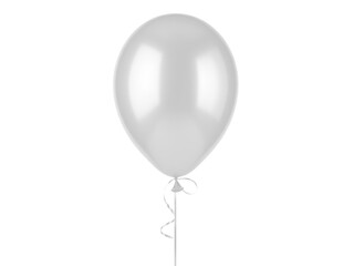 Balloon in color isolated on transparent background.