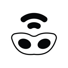 Incognita icon vector