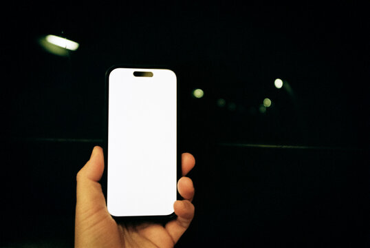 Hand Holding a Smartphone 