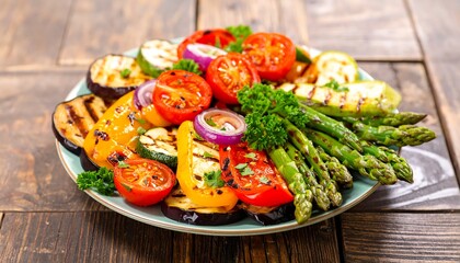 Grilled vegetable platter