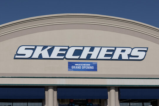 Skechers shoe and footwear retail store. Skechers is one of largest footwear brands in the US.