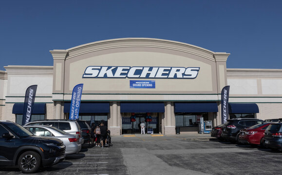 Skechers shoe and footwear retail store. Skechers is one of largest footwear brands in the US.