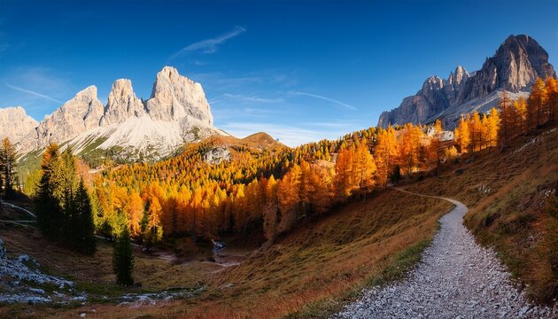 fall colors meet dolomite majesty on the croda da lago hike