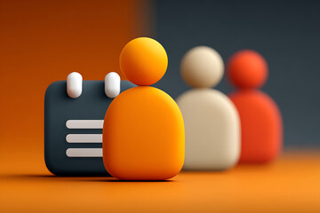 Manage your team schedule with ease using modern calendar app design