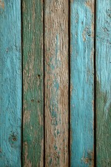 Naklejka premium Vertical blue-green wood-grain pattern in retro natural style