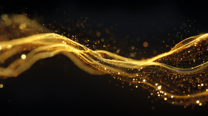 Abstract Financial Wave