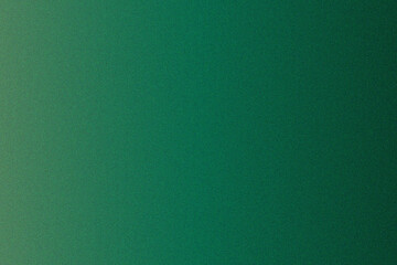 Grainy Textured Green Background. Grain Texture Noise Background In Subtle Green Gradient For Wallpapers, Web, Banner, Print, Etc.