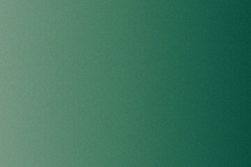 Grainy Textured Green Background. Grain Texture Noise Background In Subtle Green Gradient For Wallpapers, Web, Banner, Print, Etc.