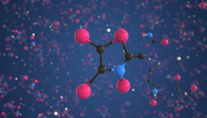 Molecular structure illustration