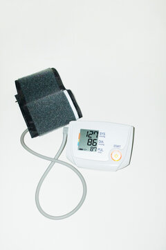 Health equipment blood pressure meter device machine on a table 