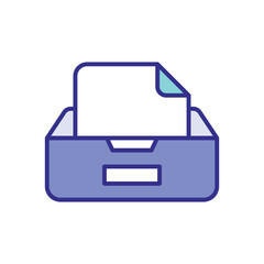 Pesonal Files icon vector