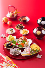 【おせち料理】新年をお祝いするお正月。おせち料理を準備して年神様をお迎えします。