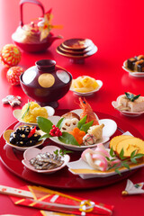 【おせち料理】新年をお祝いするお正月。おせち料理を準備して年神様をお迎えします。