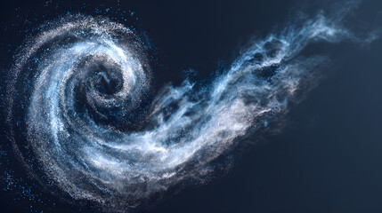 Galactic spiral nebula