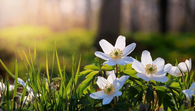 anemone asherah wood anemone anemone nemorosa in spring lovely white flowers white curtain fresh flowers great spring may of youth spring clothed earth with verdure and delicate flowers